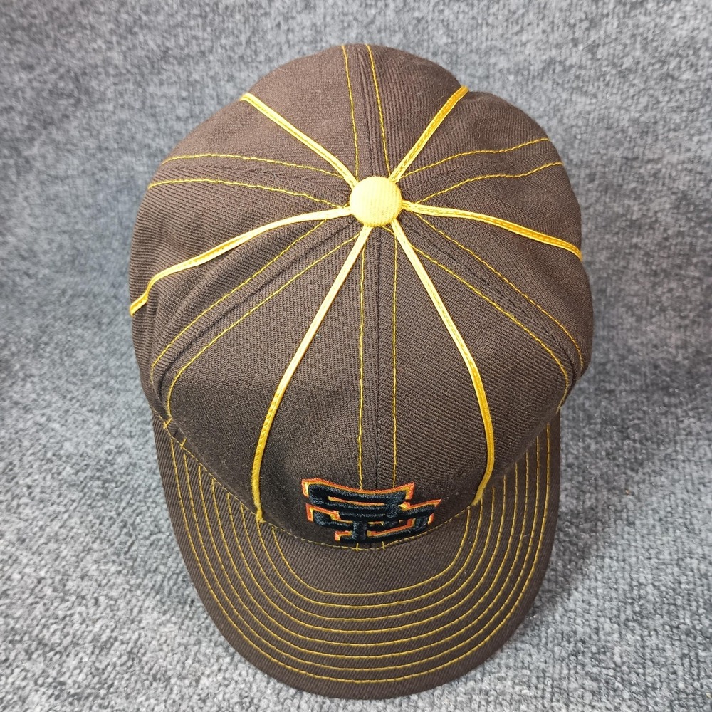 San Diego Padres American Needle Hat Cap Fitted Size 7 3/8 Piping Friar Logo - Picture 7 of 10